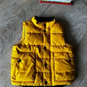 Baby Gap Yellow Kids Puffer Vest